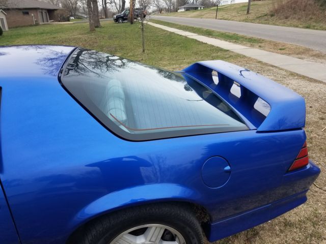 1991 Blue Chevrolet Camaro 2 Door Coupe 