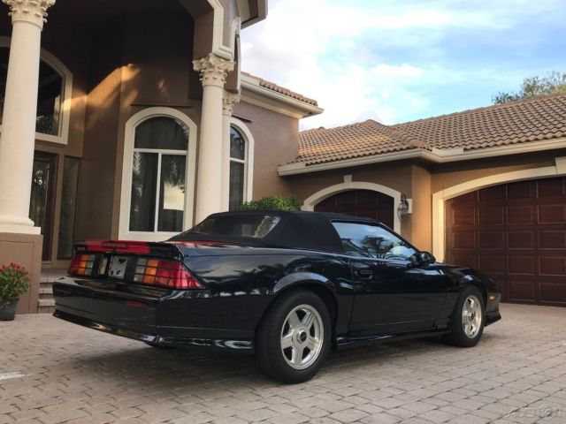 1992 Black Chevrolet Camaro Convertible