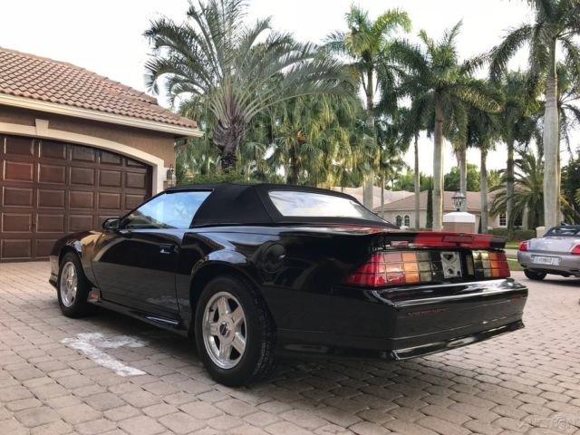 1992 Black Chevrolet Camaro Convertible