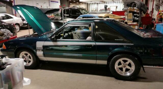 1992 Green Ford Mustang Hatchback