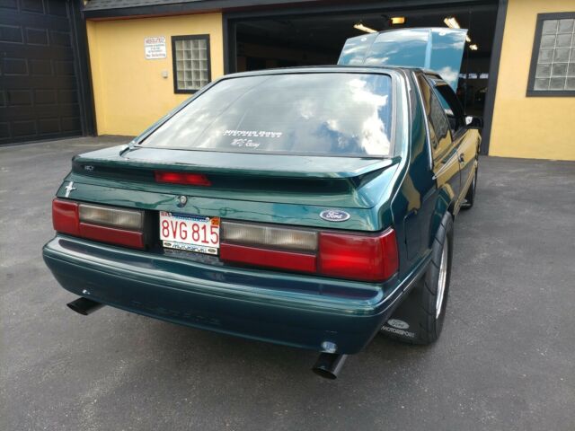 1992 Green Ford Mustang Hatchback