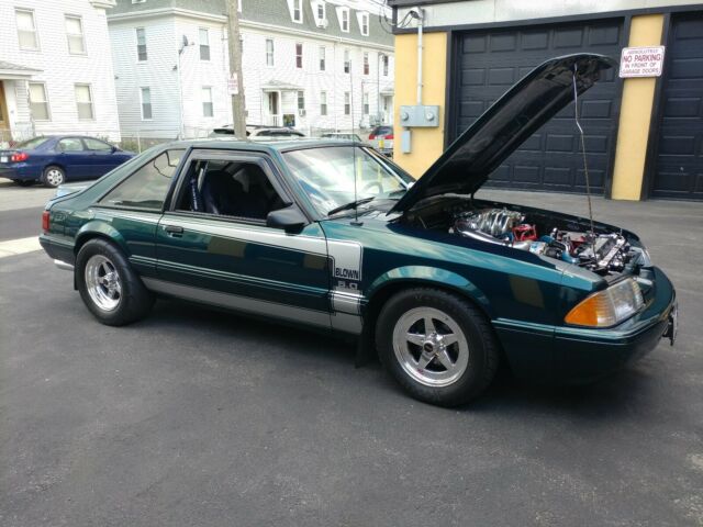 1992 Green Ford Mustang Hatchback