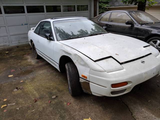 1993 White Nissan 240SX