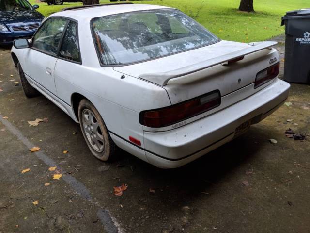 1993 White Nissan 240SX