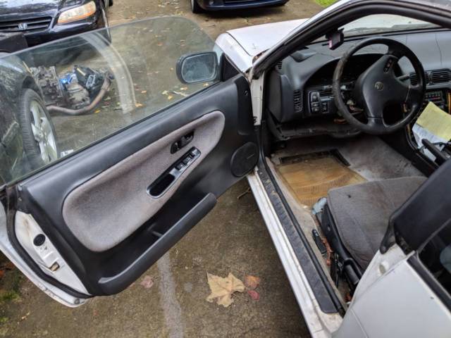 1993 White Nissan 240SX