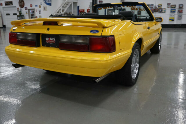 1993 Yellow Ford Mustang Convertible