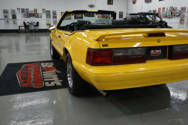 1993 Yellow Ford Mustang Convertible