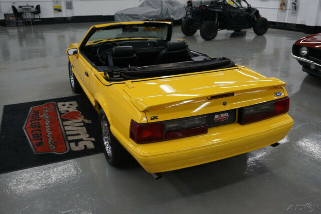 1993 Yellow Ford Mustang Convertible