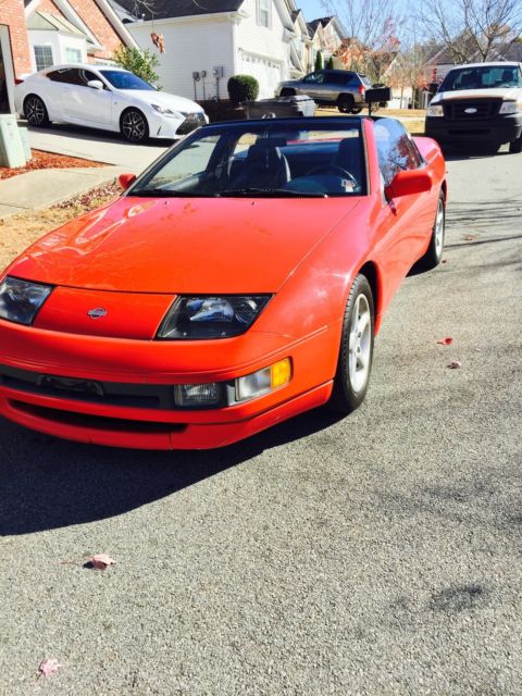 1993 Red Nissan 300ZX Convertible