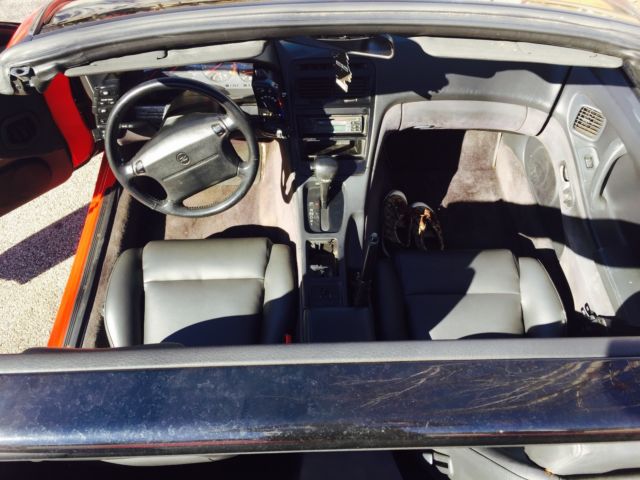 1993 Red Nissan 300ZX Convertible