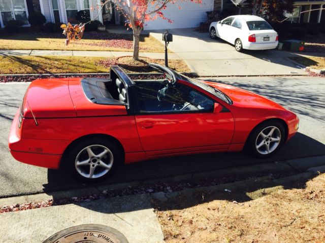 1993 Red Nissan 300ZX Convertible