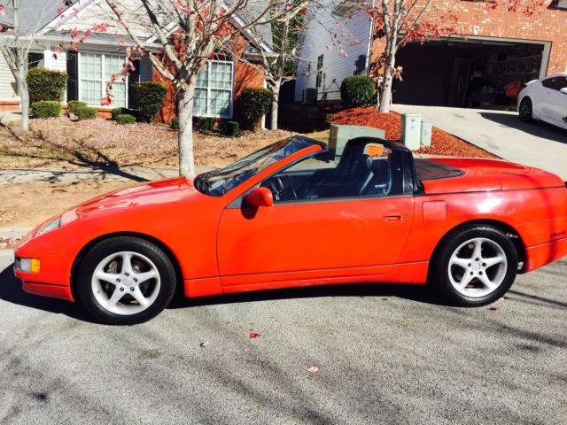 1993 Red Nissan 300ZX Convertible