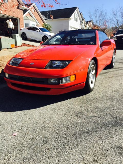 1993 Red Nissan 300ZX Convertible