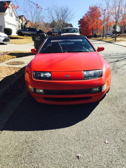 1993 Red Nissan 300ZX Convertible