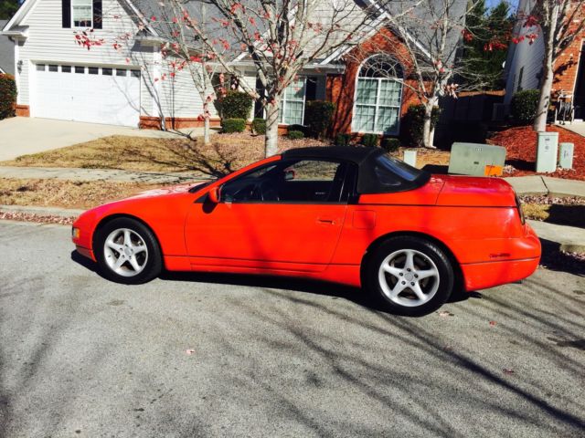 1993 Red Nissan 300ZX Convertible