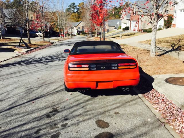 1993 Red Nissan 300ZX Convertible