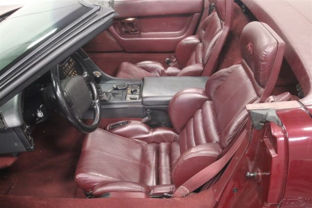 1993 Red Chevrolet Corvette Convertible