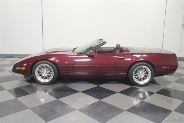 1993 Red Chevrolet Corvette Convertible