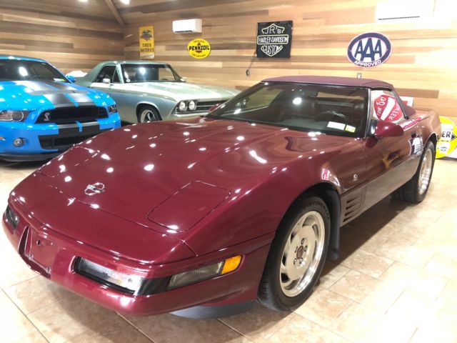 1993 Ruby Red Chevrolet Corvette Convertible