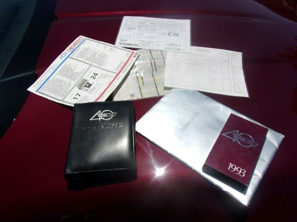 1993 RUBY RED Chevrolet Corvette Coupe