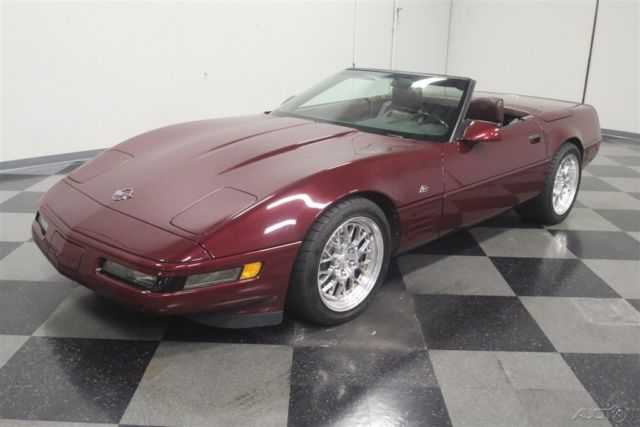 1993 Red Chevrolet Corvette Convertible