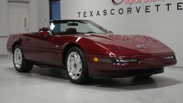 1993 Red Chevrolet Corvette Convertible