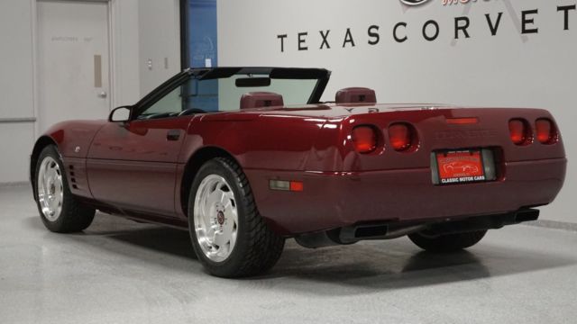 1993 Red Chevrolet Corvette Convertible