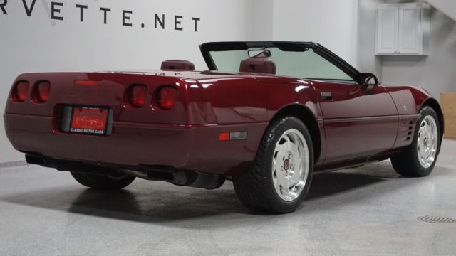 1993 Red Chevrolet Corvette Convertible