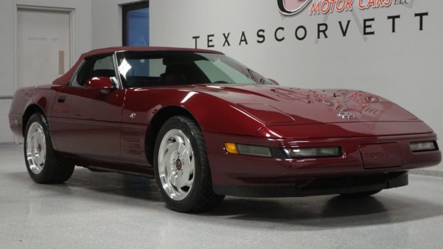 1993 Red Chevrolet Corvette Convertible