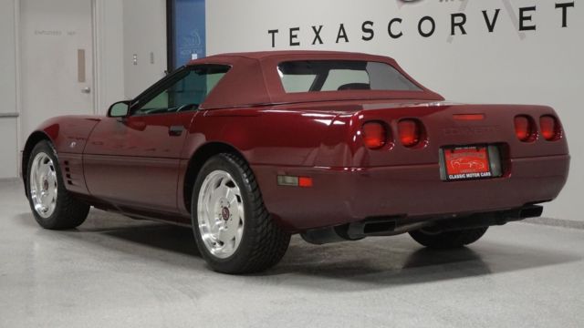 1993 Red Chevrolet Corvette Convertible