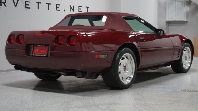1993 Red Chevrolet Corvette Convertible
