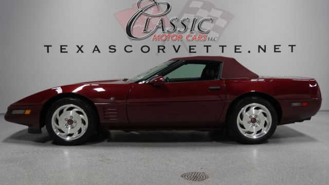 1993 Red Chevrolet Corvette Convertible