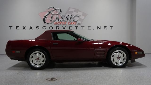 1993 Red Chevrolet Corvette Convertible