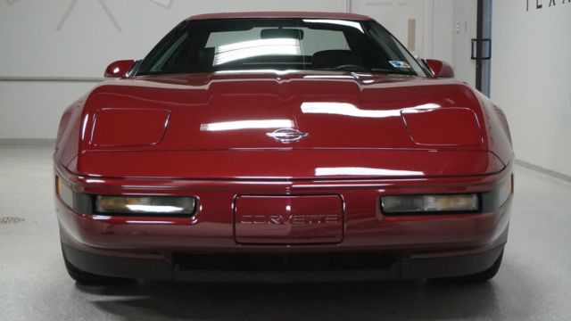 1993 Red Chevrolet Corvette Convertible