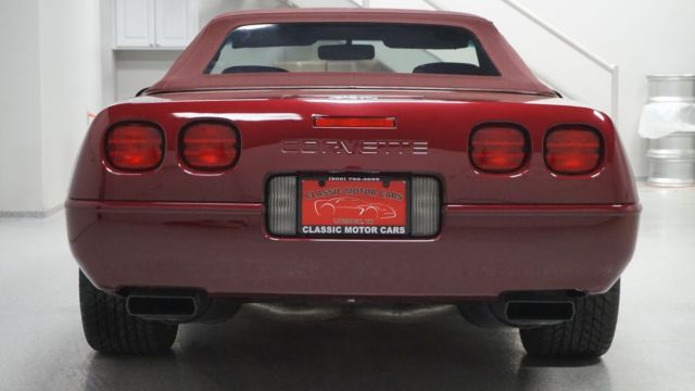 1993 Red Chevrolet Corvette Convertible