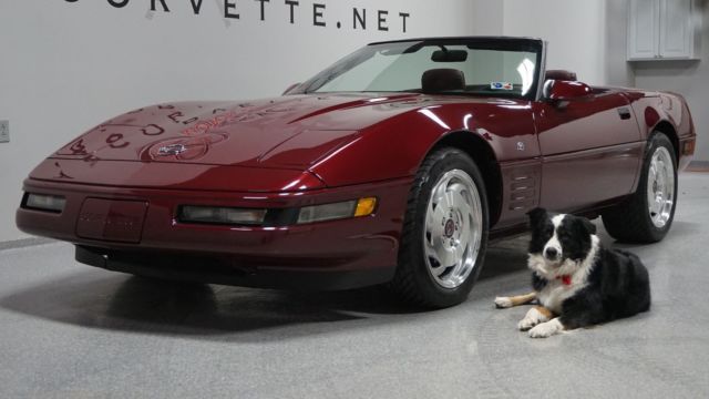 1993 Red Chevrolet Corvette Convertible