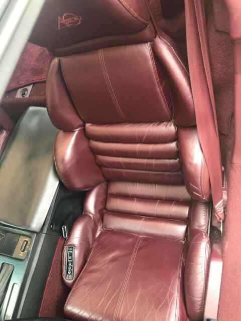 1993 Maroon Chevrolet Corvette Convertible