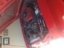 1993 Red Ford Mustang Hatchback