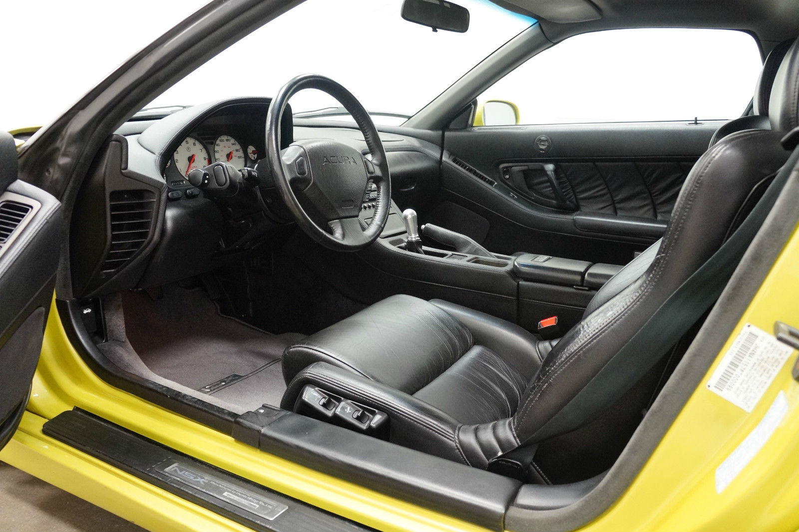 1993 Yellow Acura NSX Coupe