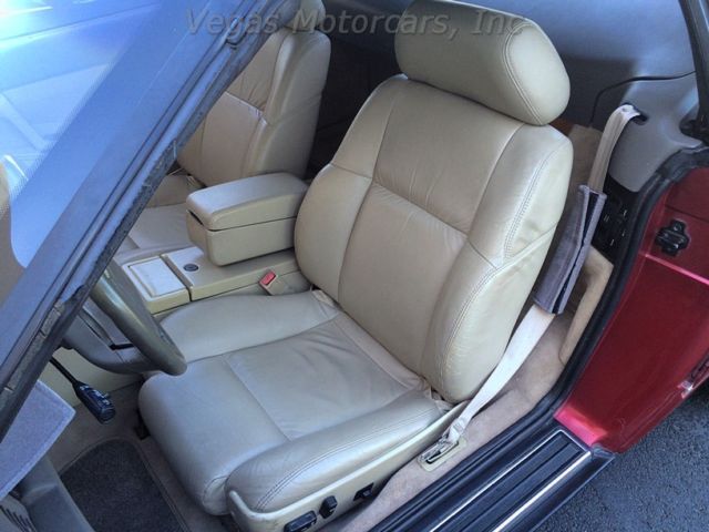 1993 Metallic Red Cadillac Allante Convertible