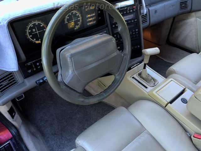 1993 Metallic Red Cadillac Allante Convertible