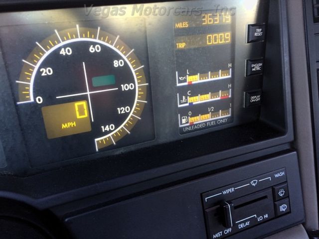 1993 Metallic Red Cadillac Allante Convertible