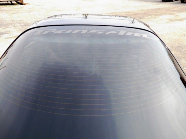 1993 Black Pontiac Trans Am Hatchback