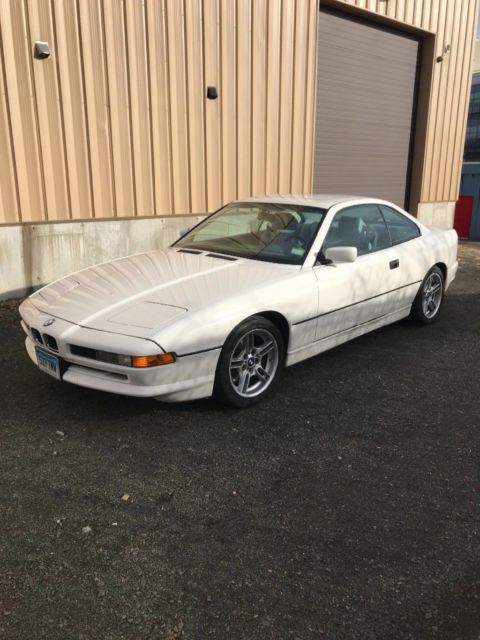 1993 White BMW 8-Series --