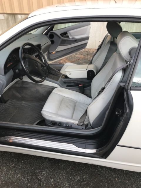1993 White BMW 8-Series --