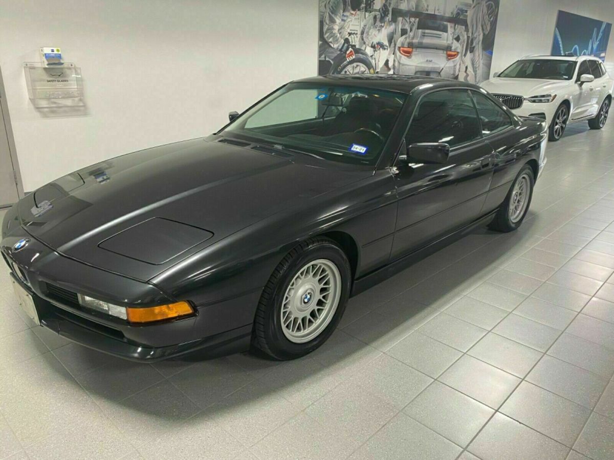 1993 Black BMW 8-Series Coupe