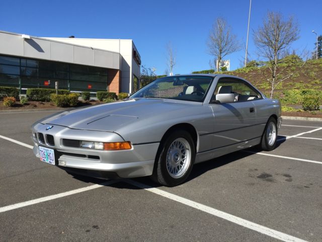 1993 SEBRINGGRAU METALLIC  SILVER BMW 8-Series