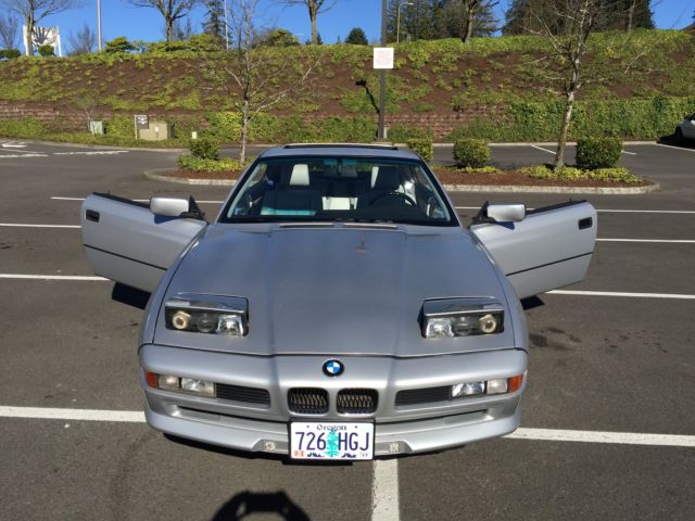 1993 SEBRINGGRAU METALLIC  SILVER BMW 8-Series