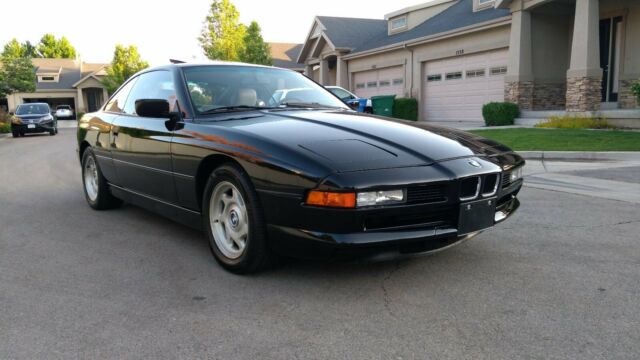 1993 Black BMW 8-Series Coupe
