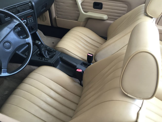 1993 Red BMW 3-Series Convertible